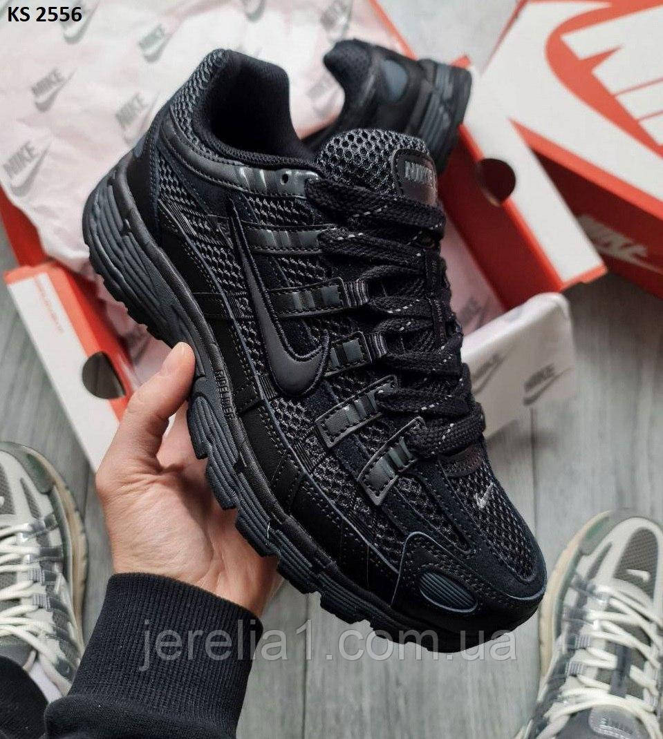 Кросівки Nike P-6000 total black, фото 1