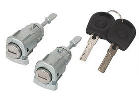 Skoda Fabia I 99-08 Вкладиші замків передніх дверей L+R 2 шт. KPL DA-34976