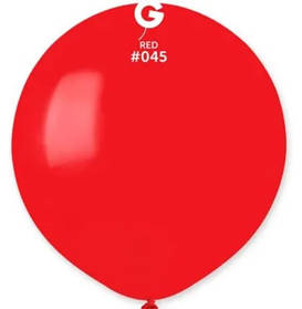 Кулька 19"/48 червоний 045 латекс пастель ТМ "Gemar" шт. G19 3102-0695