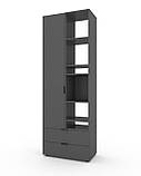 Шафа Home A001R 800х420х2300 ЛДСП Антрацит, фото 3