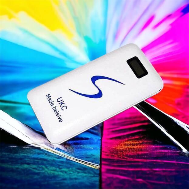Портативне мобільне заряджання Power Bank 30000/9600mAh UKC, Умб зарядне power bank. QD-151 Колір: білий