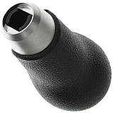 Ручка КПП Mazda MX-5 ЧОРНА + СРІБЛИВА 5 / 6 СК, фото 2