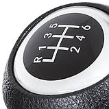 Mazda 6 III 2013- ЧОРНИЙ + СРІБЛИВИЙ 6 ШВИДКІСТЬ ручка перемикання передач, фото 9