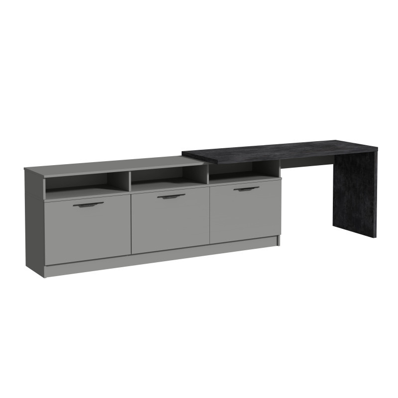 Тумба TV Rosso розпашна ДСП 3000х600х804 мм (Luxe Studio TM)