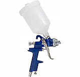 Пневматичний краскопульт HVLP, форсунка 1.4мм, 600мл Silver S10504, фото 2