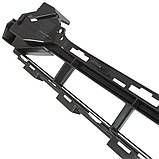 Audi A6 C7 S-LINE FL 14-18 нижня решітка в передній бампер середній ЧОРНИЙ, фото 6