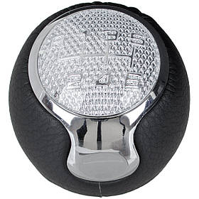 Alfa Romeo Mito 2008- ЧОРНА ЕКО ШКІРА + ХРОМОВАНА РУЧКА КПП 6 ШВИДКІСТЕЙ