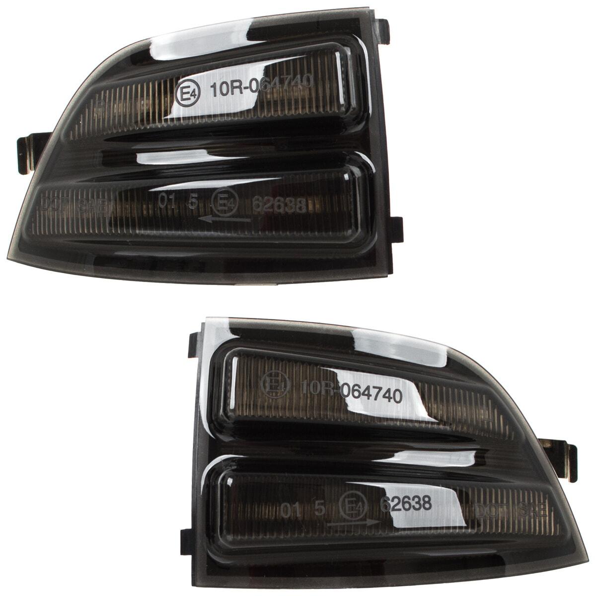 Ford Focus II 04-08 Покажчик дзеркал лівий + правий SMOKED DYNAMIC LED 2 шт. НАБІР