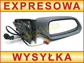 VW Polo 9N3 05-09 ручна дзеркало зовнішнє ПІД ФАРБКУ праве