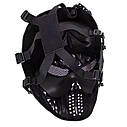 Тактична маска Череп RESTEQ — захисна маска для страйкболу, пейнтболу, лиж, мотоспорту та екстремальних видів спорту,, фото 4