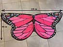 Маскарадні крила метелика RESTEQ рожеві стильний аксесуар для свят вечірок та фотозйомки, фото 3