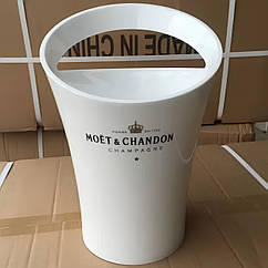 Відро для шампанського Moët & Chandon. Кулер для льоду Миє Шандон. Біле moet
