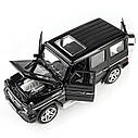 Модель автомобіля Mercedes AMG G65 масштаб 1:32 з фарами, що світяться, фото 5