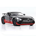 Модель автомобіля Mercedes Maisto AMG GT зменшена 1:32 зі фарами, що світяться, і звуковими ефектами мотора., фото 8