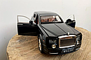 Модель автомобіля Rolls Royce Phantom 1:24. Звук + світло ефекти. Металева інерційна машинка Роллс Ройс, фото 4