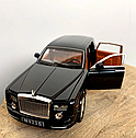 Модель автомобіля Rolls Royce Phantom 1:24. Звук + світло ефекти. Металева інерційна машинка Роллс Ройс, фото 5