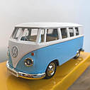 Машинка Volkswagen T1, Модель автомобіля Volkswagen Transporter T1 13х5х4 см, фото 7