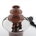 Шоколадний фонтан для фондю Chocolate Fountain, фондюшниця. Фондюшниця у вигляді фонтану, фото 2