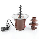 Шоколадний фонтан для фондю Chocolate Fountain, фондюшниця. Фондюшниця у вигляді фонтану, фото 4