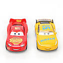 Інерційна машинка Молнія МакКвін з м/ф «Тачки» RESTEQ — металевий автомобіль Lightning McQueen, 8 см, фото 4