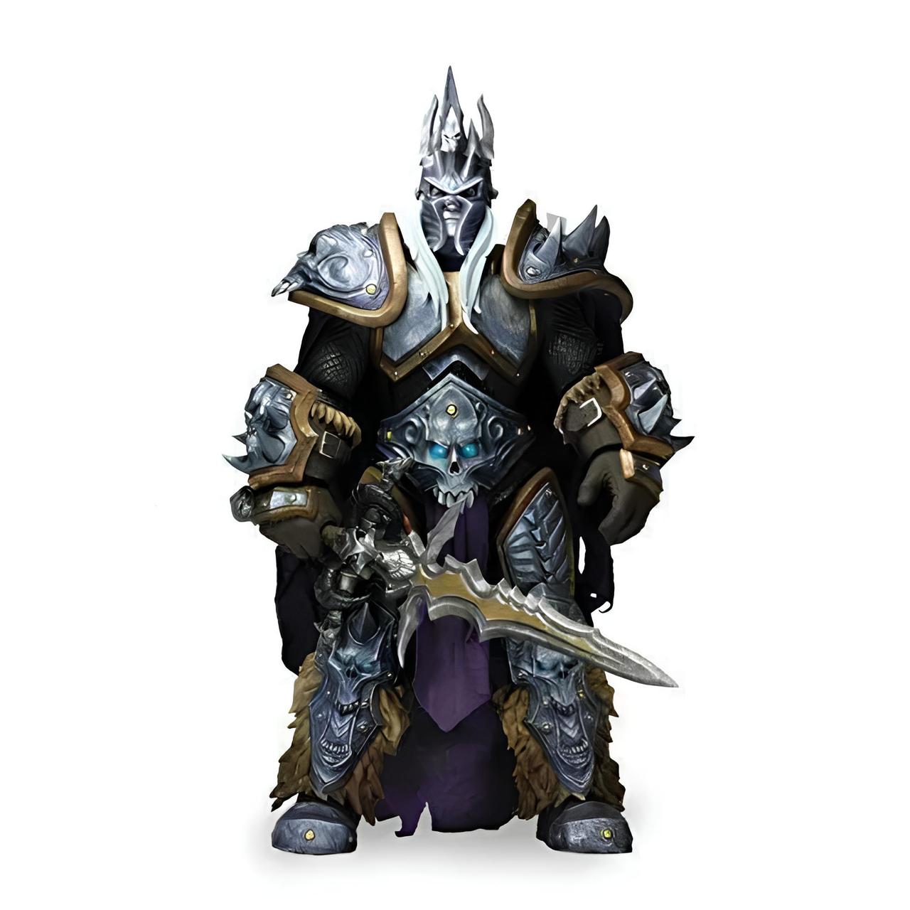 Колекційна фігурка Артаса з гри Heroes of the Storm 18 см — статуетка Lich King Arthas, рухома модель у подарунковій упаковці, фото 1