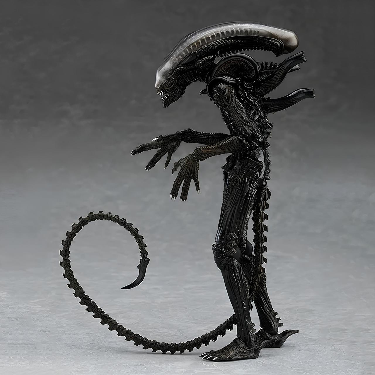 Фігурка Ксеноморф RESTEQ 16 см — колекційна статуетка Чужого з фільму «Чужий» на підставці, фото 1