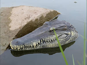 Катер крокодил, р/к плаваюча голова крокодила, іграшка з імітацією голови крокодила Flytec V002 2,4G