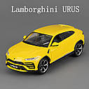 Модель автомобіля Lamborghini Urus Maisto 1:24 — металева колекційна машинка з відкривними дверима та гумовими колесами, фото 8