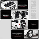 Модель автомобіля Mitsubishi Pajero із металу 1:32. Металева машинка Mitsubishi Pajero чорна, фото 8