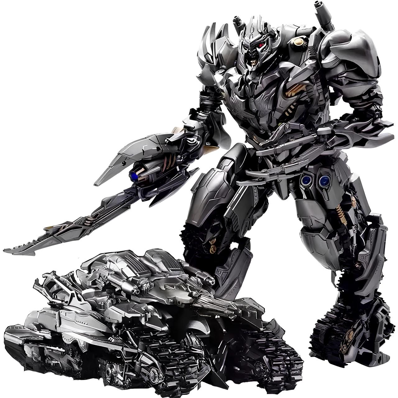 Трансформер Вояжер Мегатрон. Transformers Voyager Megatron. Екшн-фігурка трансформер-танк 35 см