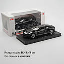Модель автомобіля Bugatti La Voiture Noire. Металева інерційна машинка Бугатті 1:32, фото 4
