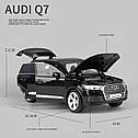 Модель автомобіля Audi Q7. Металева машинка Audi Кю7 1:32. Горять фари, звучить двигун, фото 7
