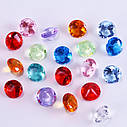 Акрилові діаманти RESTEQ різнокольорові, 50 шт в упаковці — декоративні камінці для прикрас, декору та творчості, фото 3