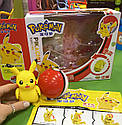 Іграшка Пікачу трансформер з Покеболом — набір Pokemon Pikachu Pokeball для шанувальників всесвіту Покемонів, фото 5