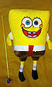 М’яка іграшка Губка Боб RESTEQ — плюшева іграшка Sponge Bob Square Pants, 55 см, фото 2