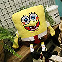 М’яка іграшка Губка Боб RESTEQ — плюшева іграшка Sponge Bob Square Pants, 55 см, фото 3