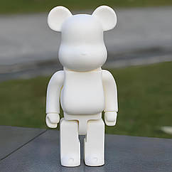 Статуетка Bearbrick 400% White 28 см. Іграшка дизайнерська Беарбрик білий. Bearbrick