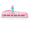 Дитячий синтезатор з мікрофоном — музичний інструмент та іграшка для юних артистів, 37 клавіш, фото 5