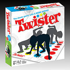 Гра Твістер 2. Настільна гра Twister (нова версія) із двома новими завданнями. Твістер англомовний