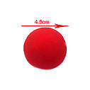 Червоний м’яч-губка для трюків RESTEQ — набір із 10 поролонових м’ячиків для фокусів та ілюзіоністів, діаметр 45 мм, фото 3