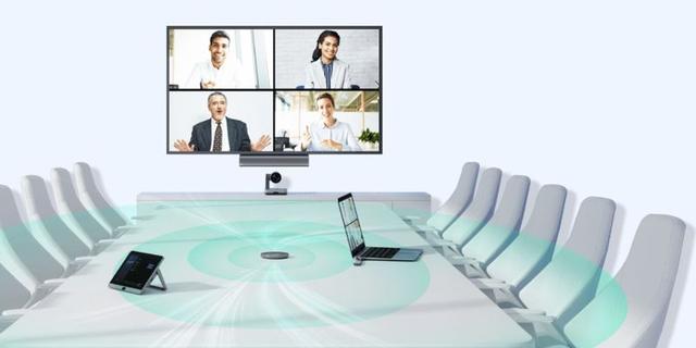 Пример подключения беспроводного микрофона Yealink VCM36-W