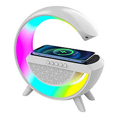 Портативна колонка з RGB-підсвіткою Wireless Charger BT2301W