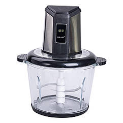 Чопер подрібнювач 800 Вт 4 леза з чашею на 2,5 літри 2 швидкості м'ясорубка Sokany SK-06023