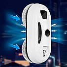 Робот мийник вікон з пультом + 4 насадки з мікрофібри, Pipo PWR-01 / Робот для миття вікон, фото 2