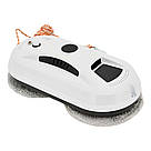 Робот мийник вікон з пультом + 4 насадки з мікрофібри, Pipo PWR-01 / Робот для миття вікон, фото 3