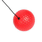 М'яч для боксу на голову 6см, колір рандом, W-049 / Файт бол / М'яч на голову для боксу, фото 4