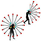 М'яч для боксу на голову 6см, колір рандом, W-049 / Файт бол / М'яч на голову для боксу, фото 7