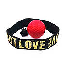 М'яч для боксу на голову 6см, колір рандом, W-049 / Файт бол / М'яч на голову для боксу, фото 9