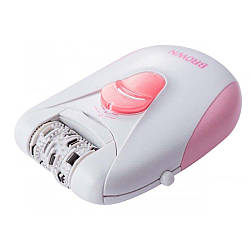 Жіночий епілятор + 2 насадки, від USB, GM-3026 / Епілятор акумуляторний / Електроепілятор