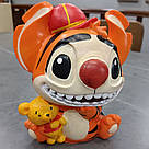 Дитячий набір для малювання «Стітч» +12 фарби (12 кольорів), 23 см / Розмальовка фігурки / Фігурка для розмальовки, фото 7